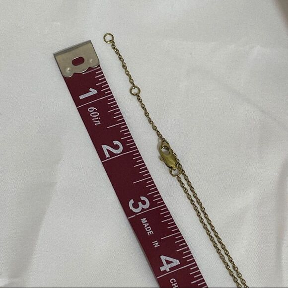 Gold Embellished Leaf Necklace - Picture 6 of 8